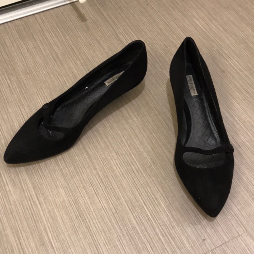 Bottega Veneta suede Mary Jane kitten heel black color EU size 38 Authenticated
